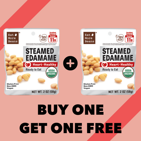 [Black Friday BOGO] Steamed Edamame: Nature's Heart-Healthy Delight (Box of 10 packs x 2)