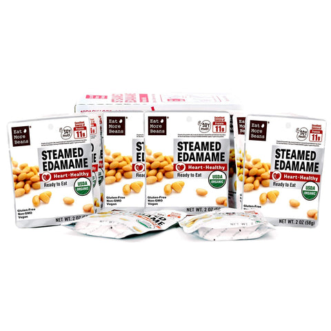 [Black Friday BOGO] Steamed Edamame: Nature's Heart-Healthy Delight (Box of 10 packs x 2)
