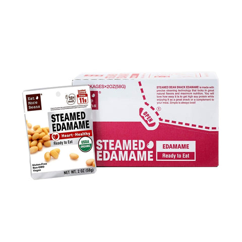 [Black Friday BOGO] Steamed Edamame: Nature's Heart-Healthy Delight (Box of 10 packs x 2)