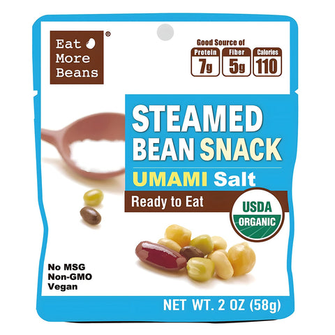 [BOGO] Steamed Bean Snack with UMAMI Salt: A Gourmet Delight for the Health-Conscious (Box of 10 packs x 2)